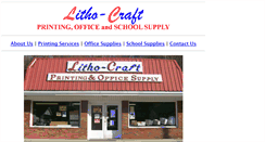 Desktop Screenshot of litho-craft.net